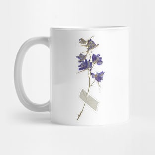 Dried Beautiful Flower Mug